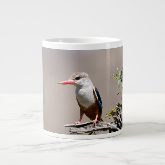 頭の悪いカワセミ ジャンボコーヒーマグカップ (正面)