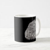 頭の悪い コーヒーマグカップ (正面右)