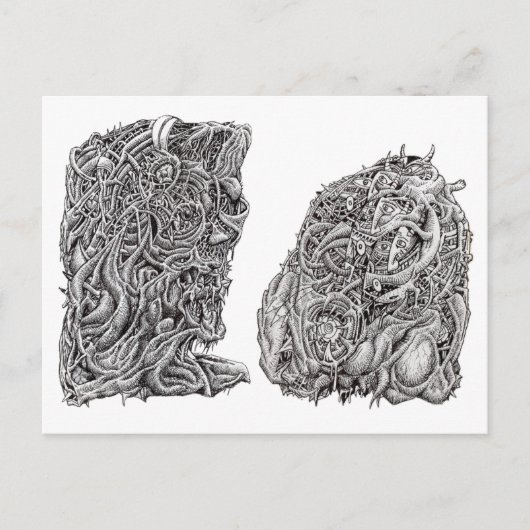 頭の悪い ポストカード (正面)