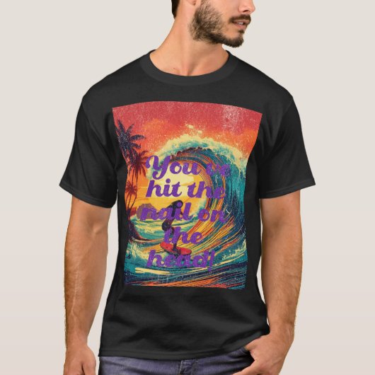 頭の爪、 ネイルだ！ Tシャツ (正面)