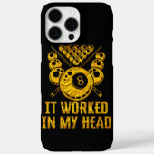 頭の良いビリヤードのことわざメンタル戦略について Case-Mate iPhoneケース (裏面)