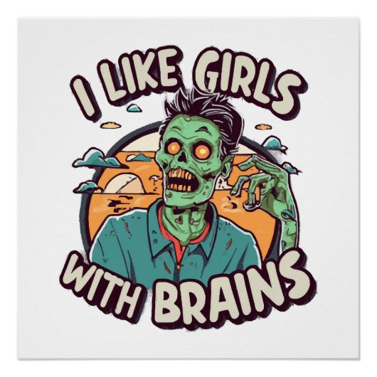 頭の良い女性が好き ポスター (正面)