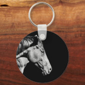 頭の馬の脚 キーホルダー (正面)