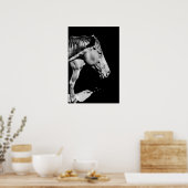 頭の馬の脚 ポスター (キッチン)