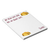 頭はジムと言うがハートはタコスと言う ノートパッド (アングル)