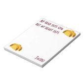 頭はジムと言うがハートはタコスと言う ノートパッド (回転)