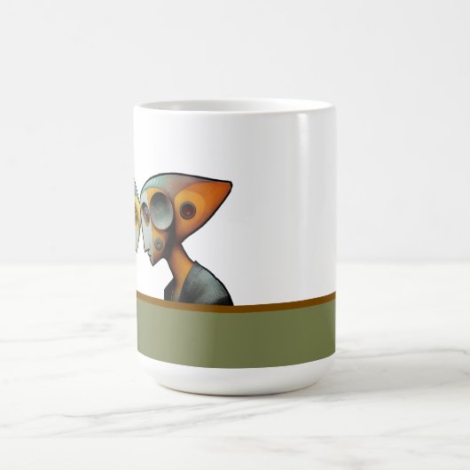頭をひねって コーヒーマグカップ (中央)