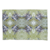 頭をポンとたたき上げたスイミングカメ 枕カバー (正面左)