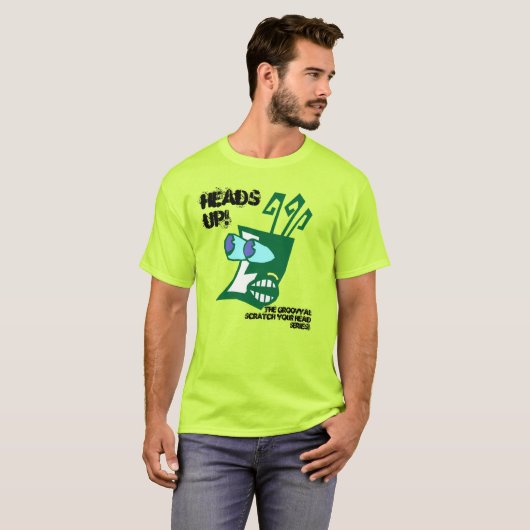 頭を上 Tシャツ (正面フル)