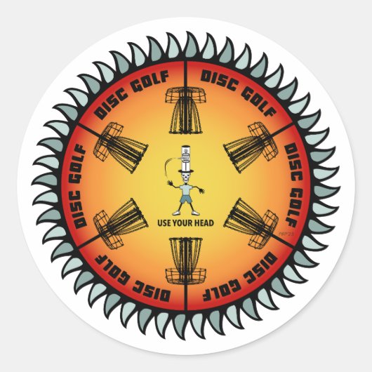 頭を使う2 ラウンドシール (正面)