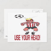 頭を使う ポストカード (正面/裏面)