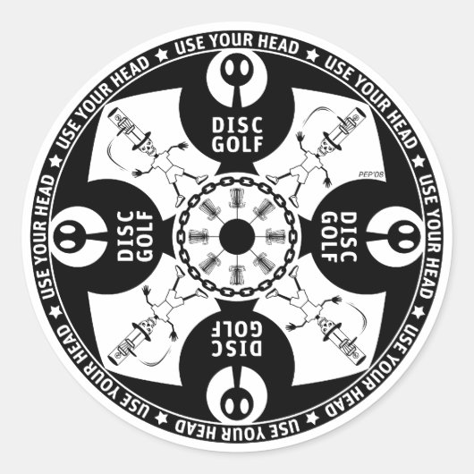 頭を使う ラウンドシール (正面)