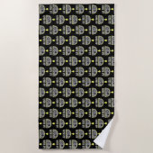 頭を使おう ビーチタオル (正面)