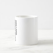 頭を使ってその動作をするあなたは本当に変に見える コーヒーマグカップ (中央)