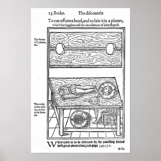 頭を切り落とす方法 ポスター (正面)