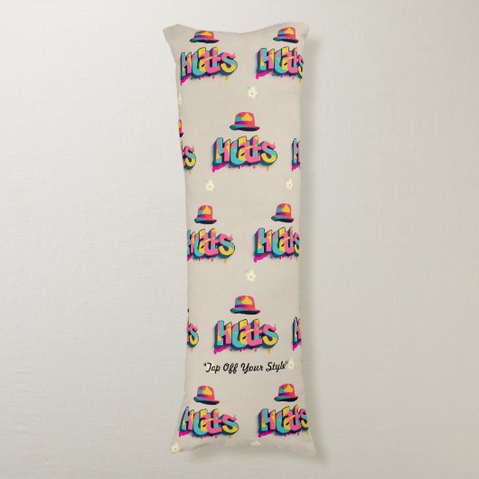 「頭を回す帽子」 ボディピロー (正面縦)