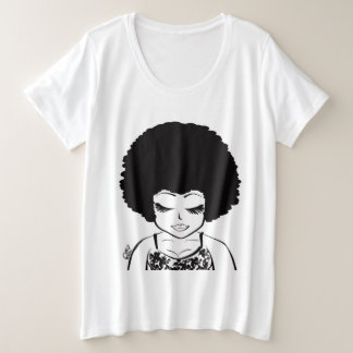 頭を垂れるTシャツ プラスサイズTシャツ