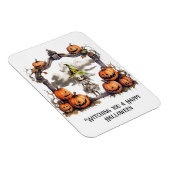 頭を痛めるハッピーハローウィン マグネット (右側)