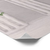 頭クラシカル下げ天使ポスタープリント ポスター (角)