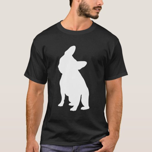 頭フランスのを傾ける Tシャツ (正面)