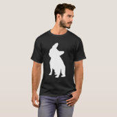 頭フランスのを傾ける Tシャツ (正面フル)