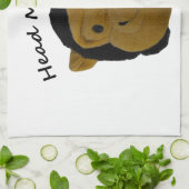 頭メハニック。Mr.トラブルティータオル キッチンタオル (折り畳み)