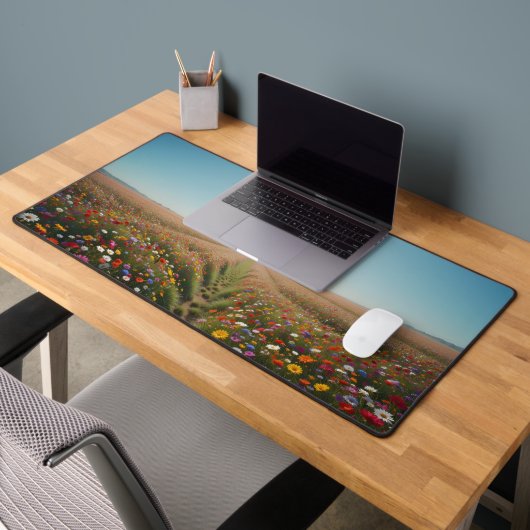 頭上から夏の野草地 デスクマット (オフィス2)