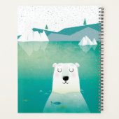 頭上かわいいホッキョクグマ プランナー手帳 (裏面)