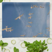 頭上の提灯 キッチンタオル (折り畳み)