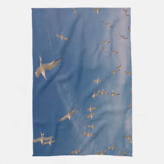 頭上の提灯 キッチンタオル (縦)