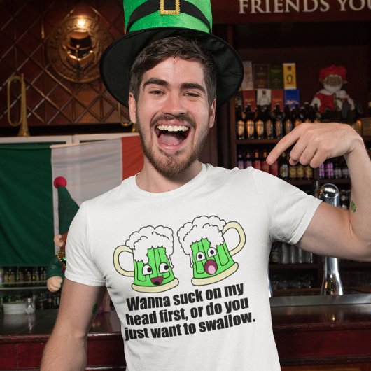 頭付きビール Tシャツ