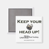 頭保を上げる マグネット (正面/裏面)