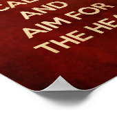 頭保を赤に向ける ポスター (角)