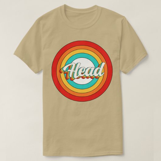 頭名シャツヴィンテージ頭円 Tシャツ (デザイン正面)
