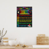 頭字語頭が切れるの教室ポスター ポスター (キッチン)