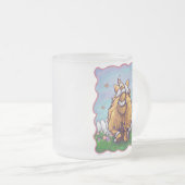 頭尾生姜ねこ フロストグラスマグカップ (正面右)