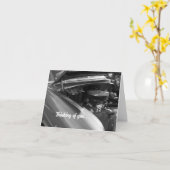 頭巾の下考えに カード (黄色い花)