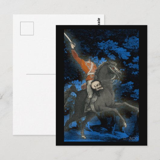 頭無しスカル ポストカード (正面/裏面)