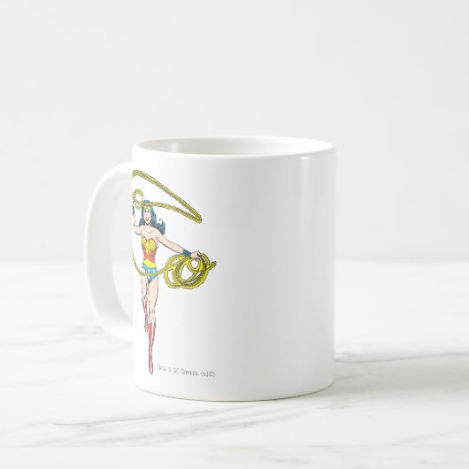 頭疑問に思に投げ投げ投げ コーヒーマグカップ (正面左)