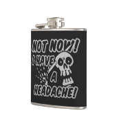 頭痛おもしろいスカルフラスコ フラスク (左)