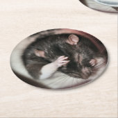 頭痛だ！ ラウンドペーパーコースター (アングル)