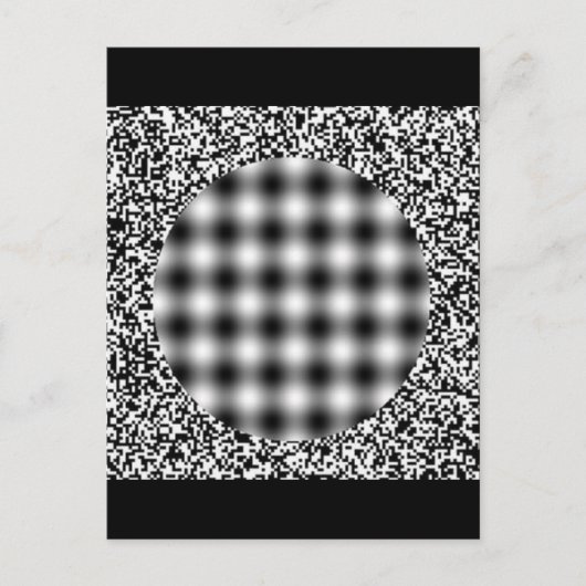 頭痛の錯覚 ポストカード (正面)