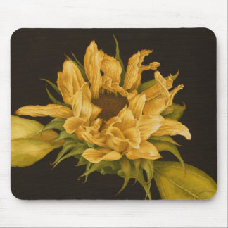 頭痛のmousepadが付いているヒマワリ マウスパッド