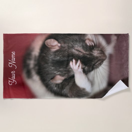 頭痛 ビーチタオル (正面)