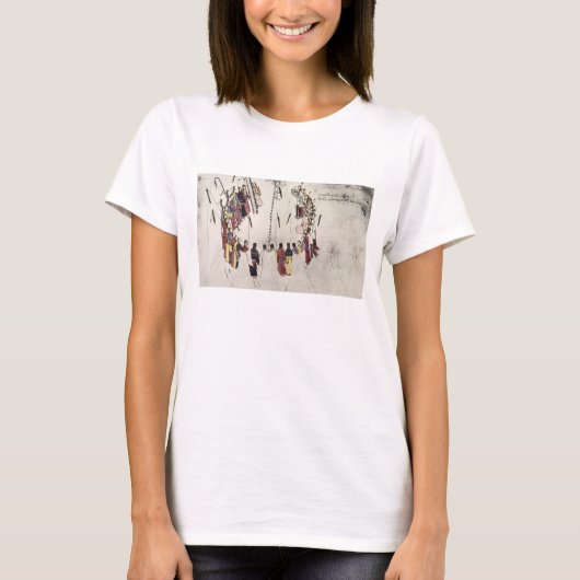 頭皮ダンスまたはビクトリーダンス(紙のインク) Tシャツ (正面)
