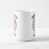 頭素晴らしが異なる コーヒーマグカップ (中央)