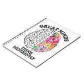 頭素晴らしが異なる ノートブック (左側)