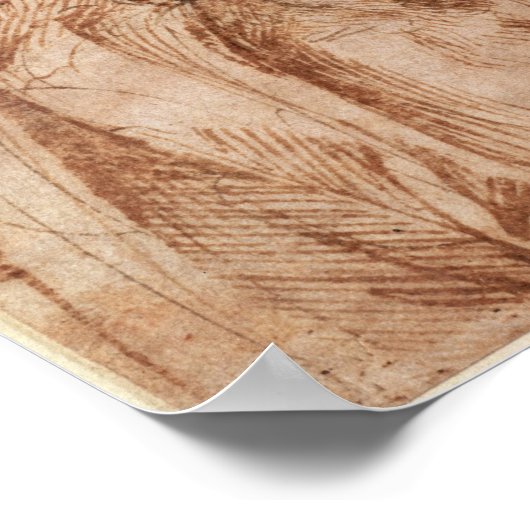 頭肩勉強 ポスター (角)