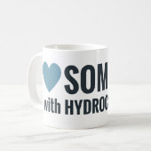 頭脳のハート コーヒーマグカップ (正面左)