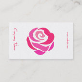 頭脳のバラの名刺… 名刺 (裏面)